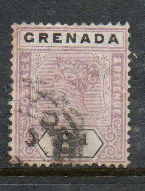 Grenada, VRI,1895, 8d, used, 3 mm tear