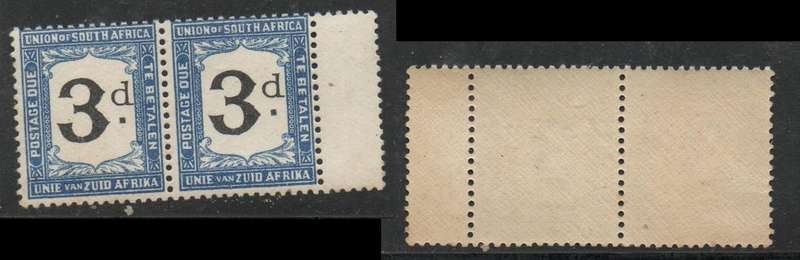 South Africa 1926 - 8, 3d postage due,  MNH*