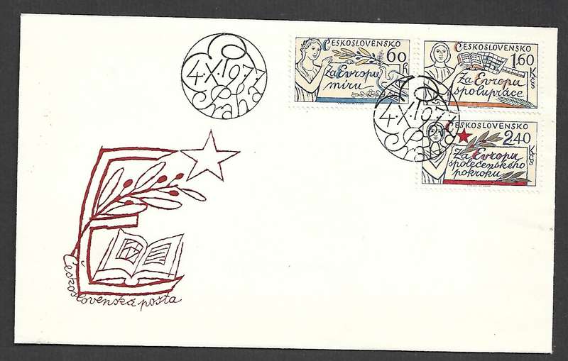 Czechoslovakia, 1977, European Security, FDC
