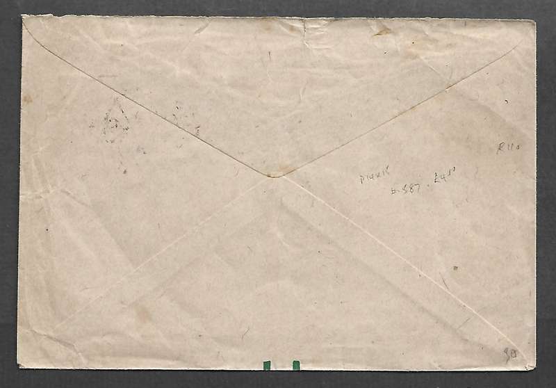 WWII Active Service Honour Envelope New Zealand 9d, EGYPT 30 POSTAGE PREPAID 15 MR 42 cds>S. Africa