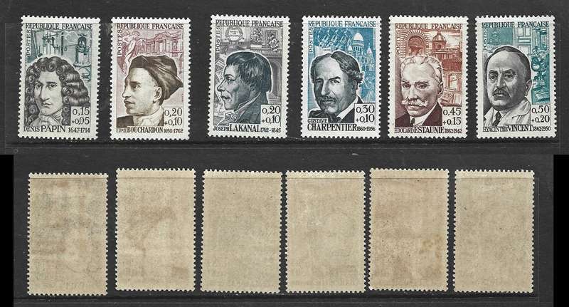 France, 1962, Red Cross Fund, set of 6  MH *