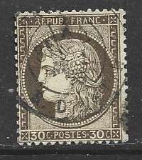 France 1871 - 5, Ceres, 30 cents, used