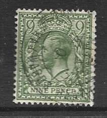 Great Britain, GVR, 1924, 9d, c.d.s. used