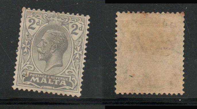 Malta, 1922, 2d, grey, MH *