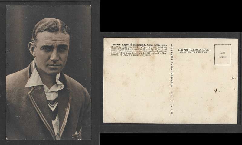 Walter Reginald Hammond, b. 1903, cricketer,