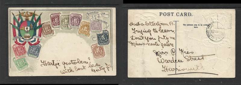 Ed. Ottmar Zieher Nº 54, Transvaal, used POST OFFICE ..... 14 NOV....O.R.C., c.d.s. Stamp removed