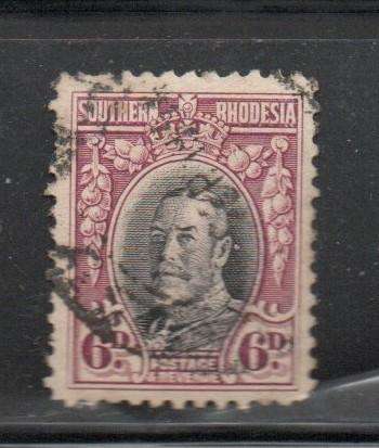 Southern Rhodesia, 1931, GVR Field Marshal, 6d, perf 12, used