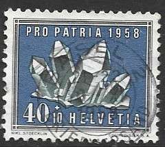 Switzerland,1958, Pro Patria, 40c + 10c,used
