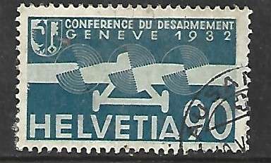 Switzerland, 1932, Disarmament Conference, 90c, used