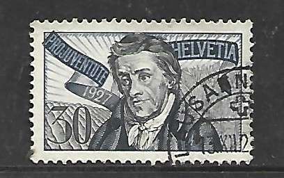 Switzerland, 1927 Pro Juventute, 30c, J.H. Pestalozzi, used