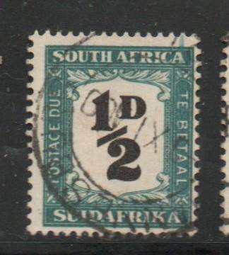 South Africa 1948, 1/2D postage due (SUIDAFRIKA), used,