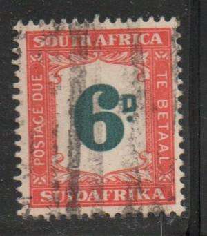 South Africa 1948, 6D postage due (SUIDAFRIKA), used,