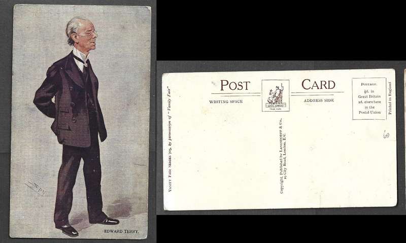 Edward Terry, art type by "SPY"., Vanity fair Series.