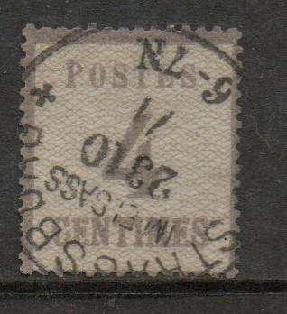 Germany Alsace and Lorraine, 1870, 4 Centimes, TYPE II, c.d.s. used