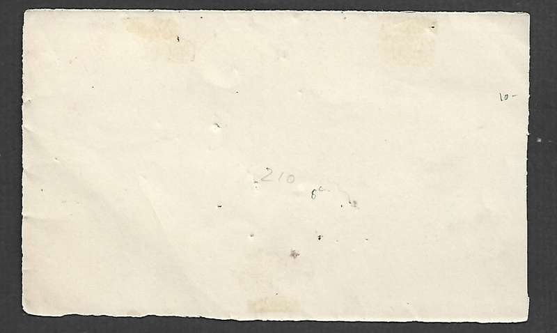 USA, cover front / fragment, 2c brown, HUDSON DE 21 188(8)?.