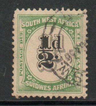 South West Africa 1931, 1/2 d postage due, c.d.s. used