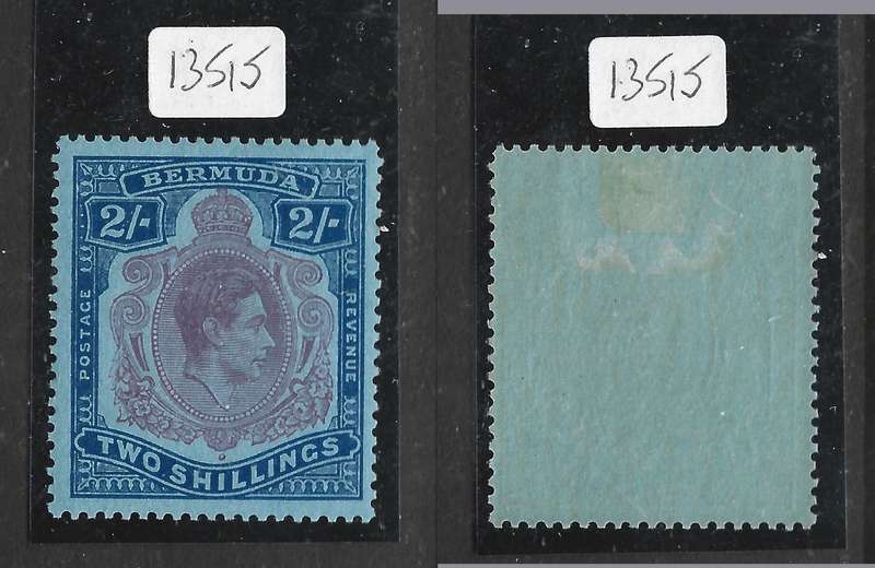 Bermuda , GVIR, 1950, 2/, SG116f, MH*. With SA certificate