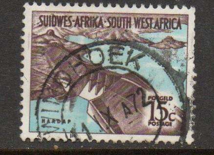South West Africa. 1964, 2 1/2 cents, no watermakr, used