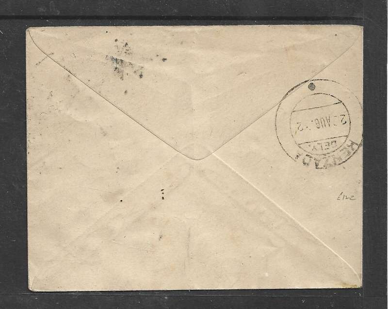 Burma, Japanese Occupation, 1a envelope MAUBIN 18 AUG 42 > HENZADA