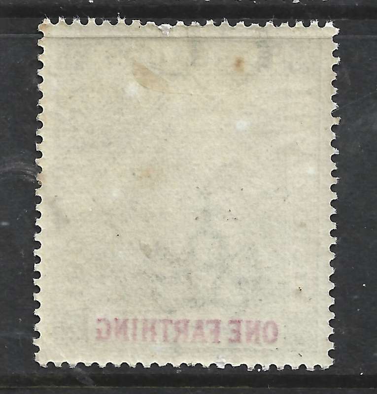 Barbados , VRI, 1897, 1/4d,  MH *