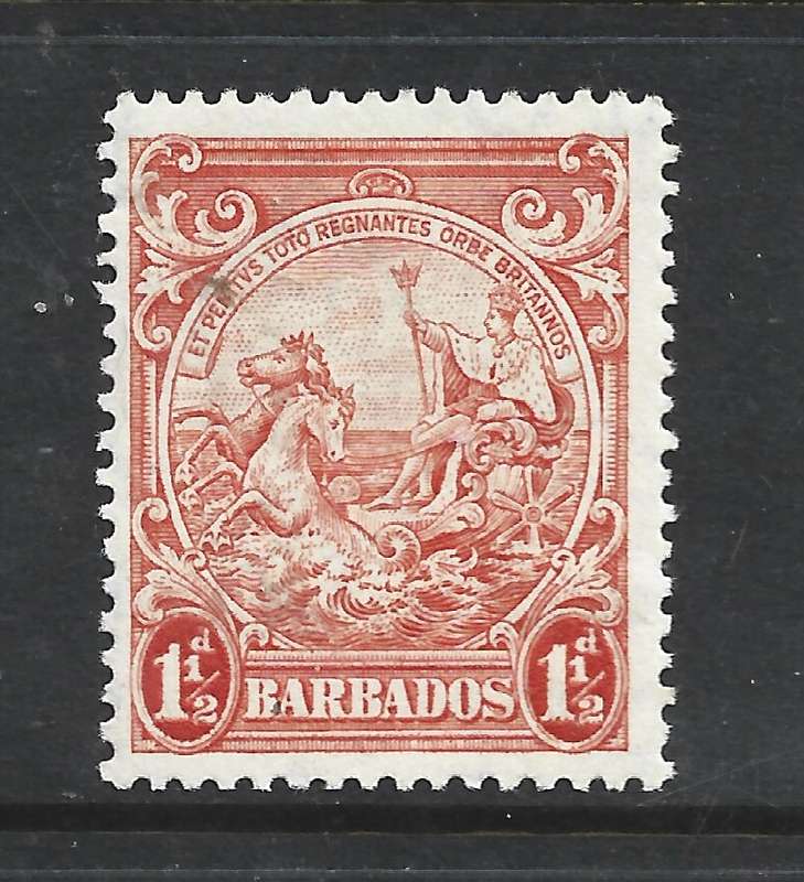 Barbados , GVIR, 1941, 1 1/2d , p 14, MNH**