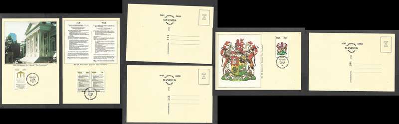 S AfricaNew Constitution MaxiSilk No 141 /500, cancel CAPE TOWN 1984-09-03