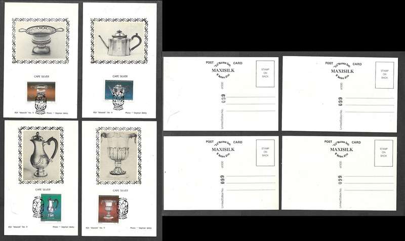 South Africa, Cape Silver Silk Maximum Cards, No 099 / 500, cancel CAPE TOWN 1985-11-05