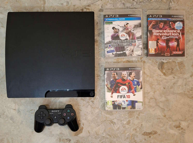 Sony PS3 160GB Console + 3 Games