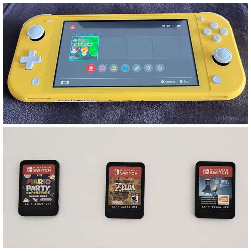 Nintendo Switch Lite + 3 Games