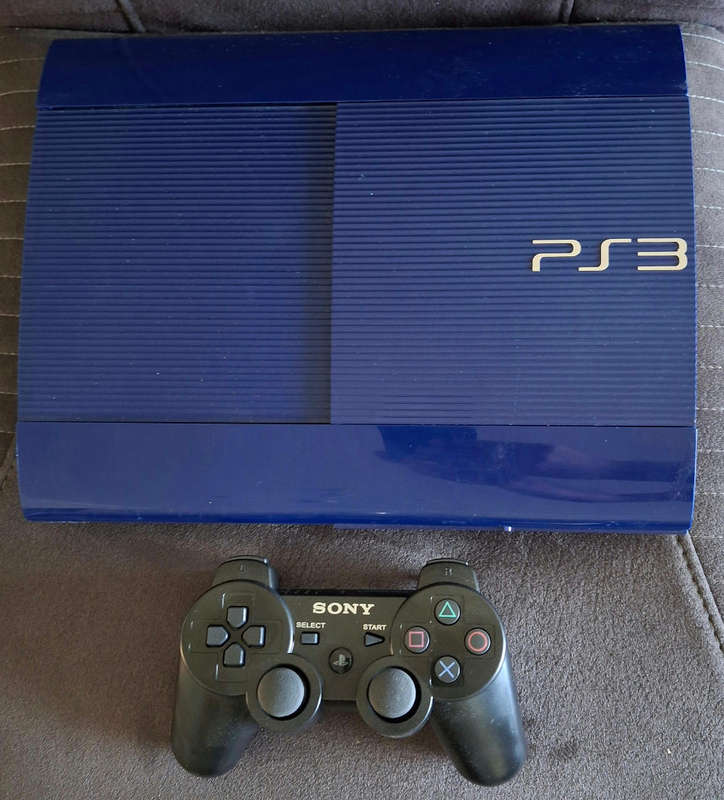 PlayStation 3 Super Slim 500GB Console - Azurite Blue (PS3)