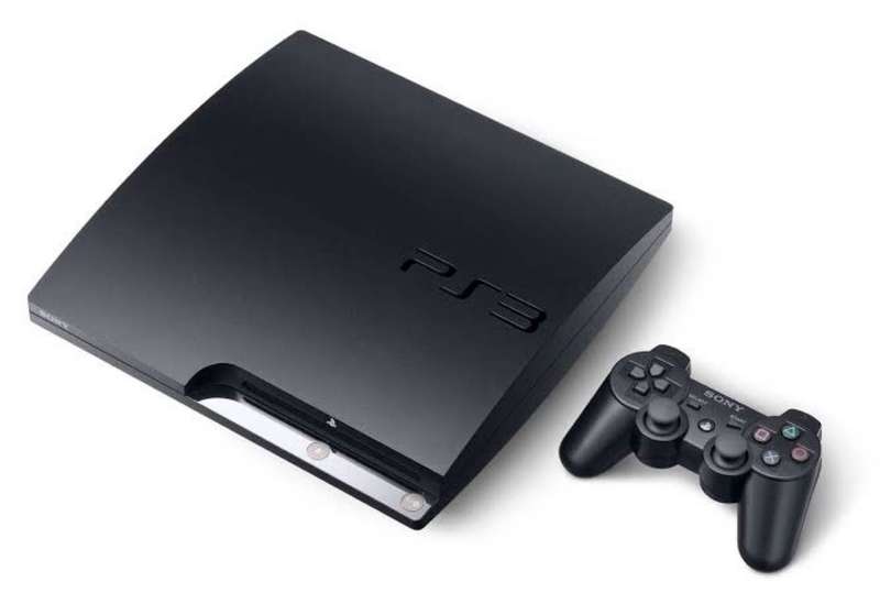 PS3 Slim Modded Console - 120GB + 10 Games