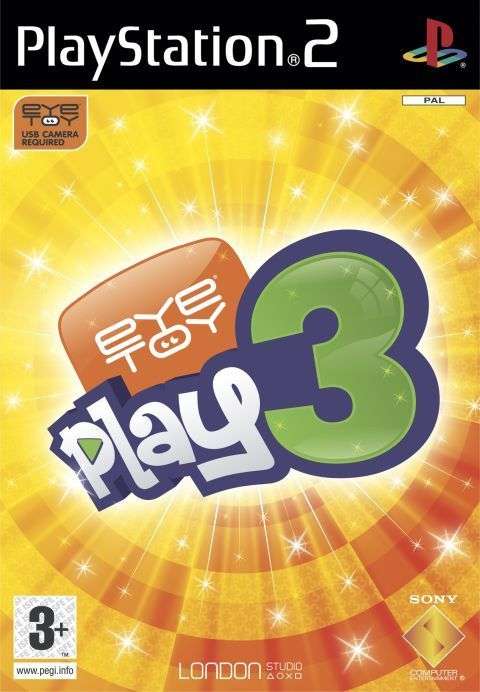 PlayStation 2 EyeToy USB Camera v2 - Silver (PS2) + Game