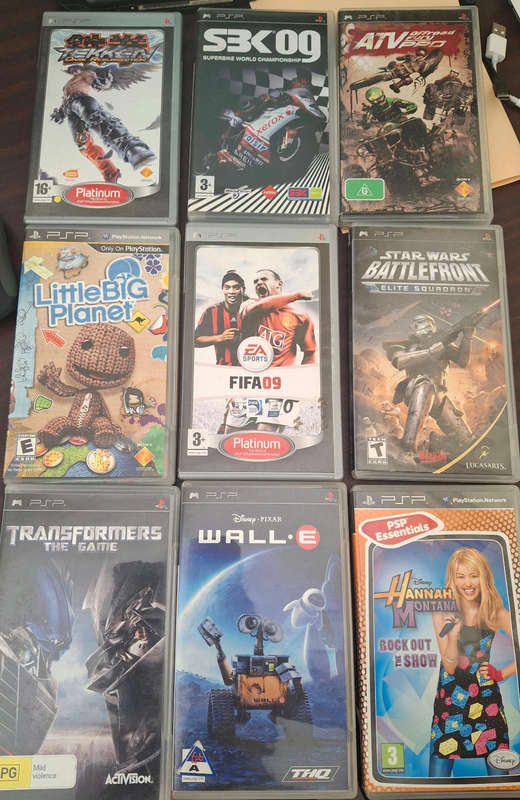 PSP Game Bundle - 9 Games