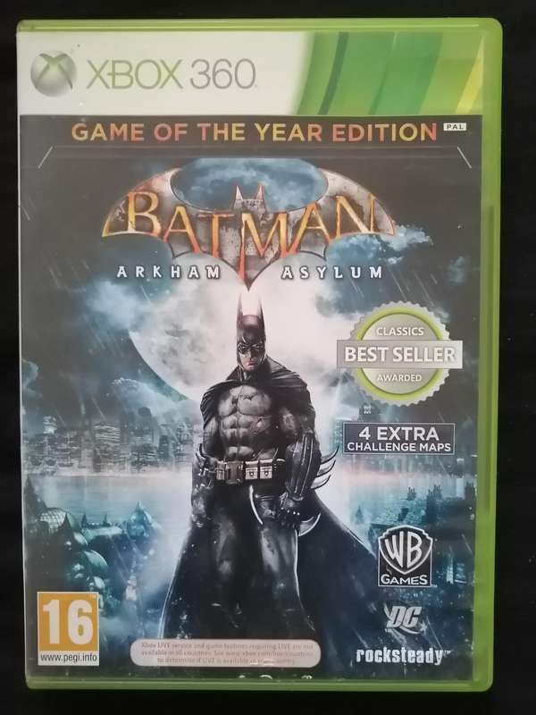 XBOX 360 | Batman Arkham Asylum ( Game Of The Year Edition )