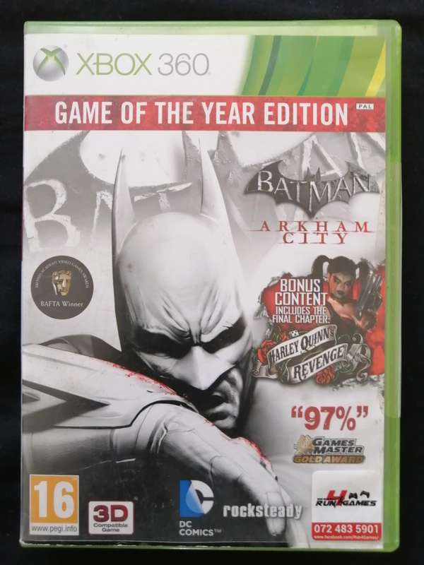 XBOX 360 | Batman Arkham City ( Game Of The Year Edition )