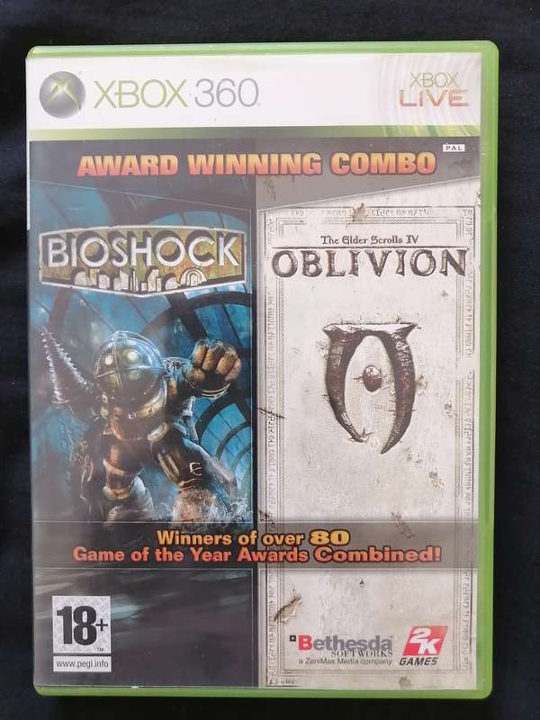 XBOX 360 COMBO PACK | Bioshock + Elder Scrolls IV Oblivion