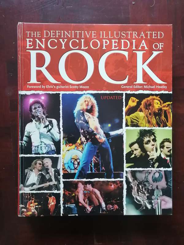 BOOK | The Definitive Illustrated Encyclopedia of Rock by Michael Heatley (Hardcover)