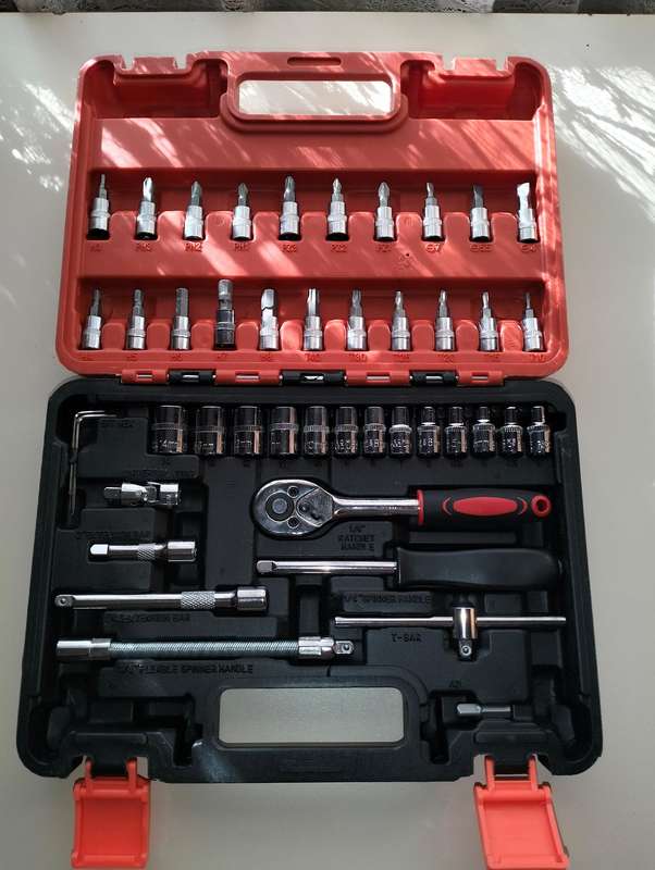 46 Piece Socket Set 1/4"