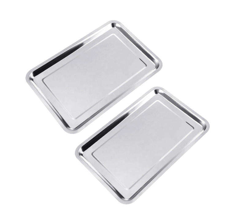 rectangular tray