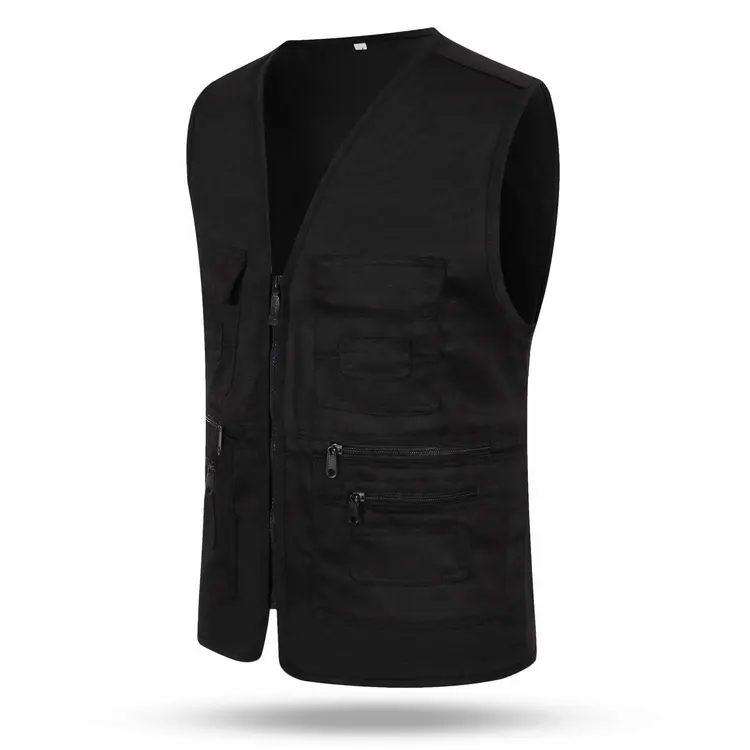 Safari jacket / Fishing vest / Men Outdoor Vest Multi-Pockets