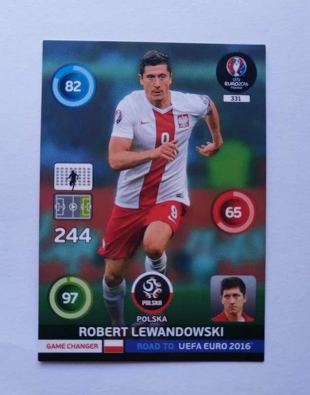 Robert Lewandowski GAME CHANGER - Panini Adrenalyn road to uefa Euro 2016