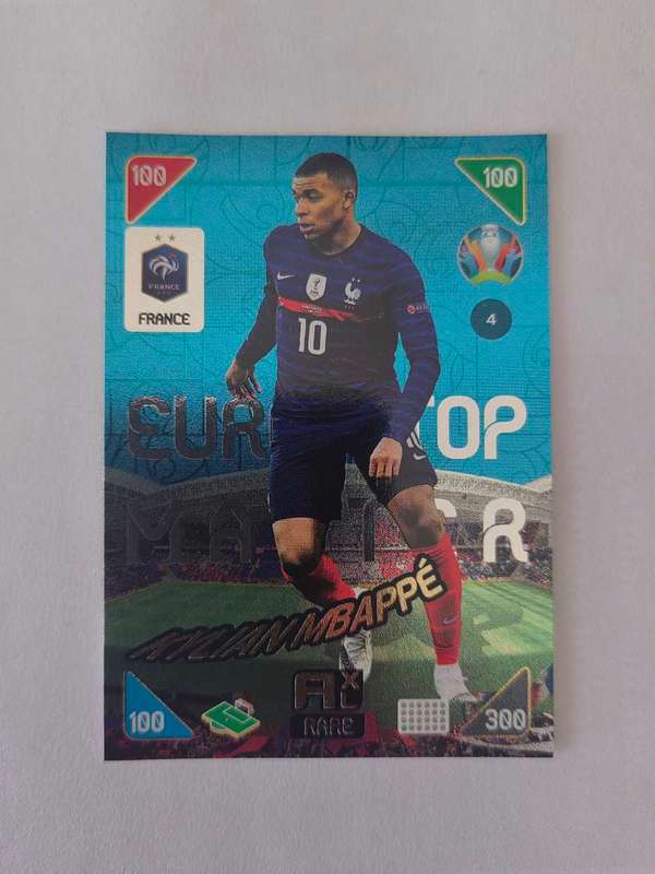 Kylian Mbappe Euro Top Master 4 Panini adrenalyn xl Euro 2020