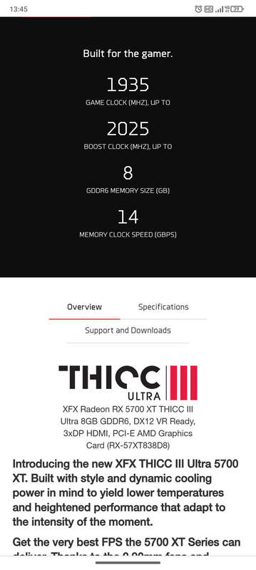Rx 5700 xt