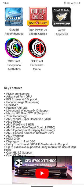 Rx 5700 xt