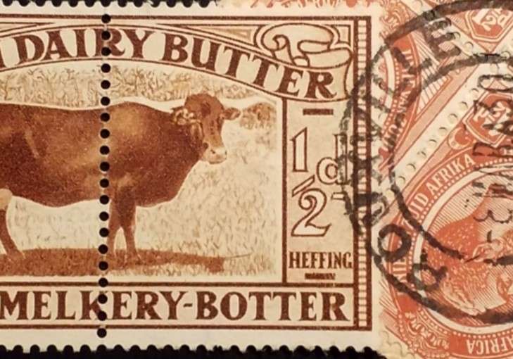 UNION of South AFRICA. 1930s Revenue stamp.  Rare Postal Used.