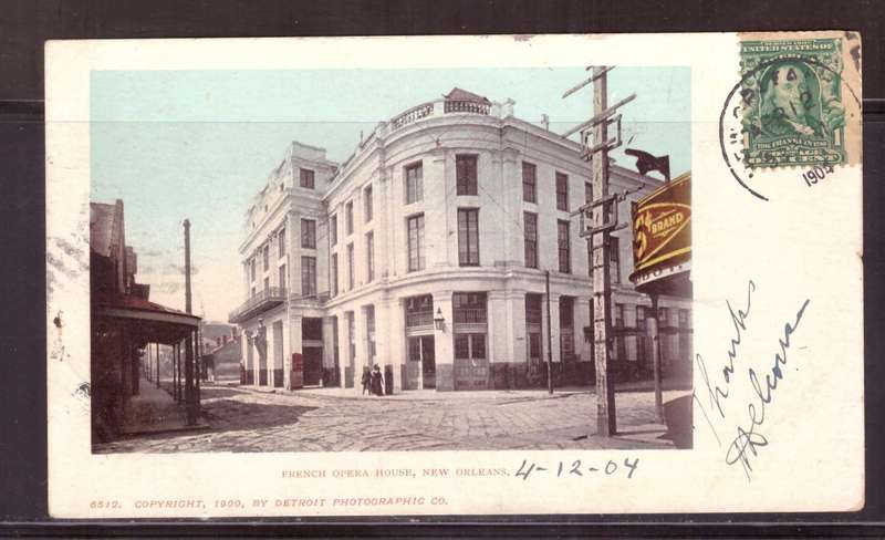 USA Post cart 1904 from  New Orlans too  Cape Town.