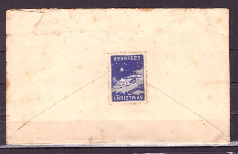 UNION  of South Africa.  Airmail from Durban to London 1930. Cover.