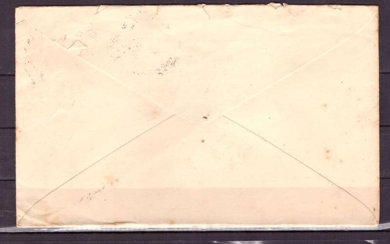 UNION  of South Africa.  Airmail from Durban to Cambridge 1929. Cover.