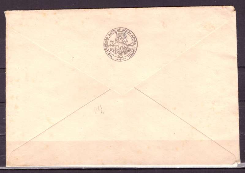 UNION of South AFRICA.  TAX. Cover. NICE.