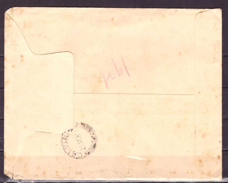 UNION of South AFRICA. From GB to SA , TAX. Cover.